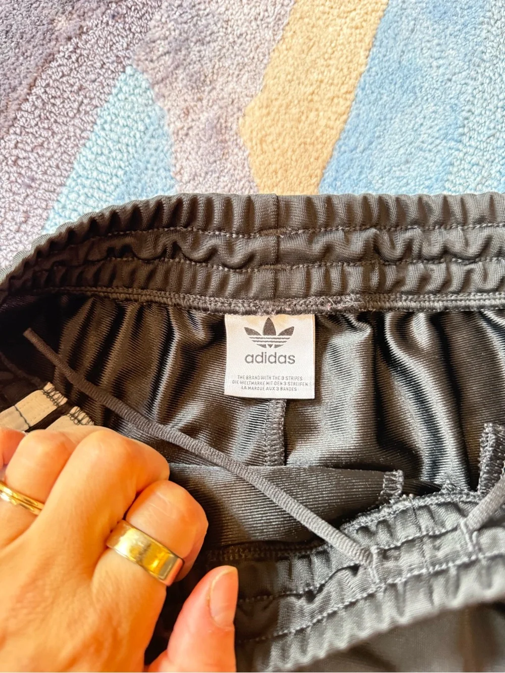 adidas Black Women's Sweatpants Joggers with Drawstring